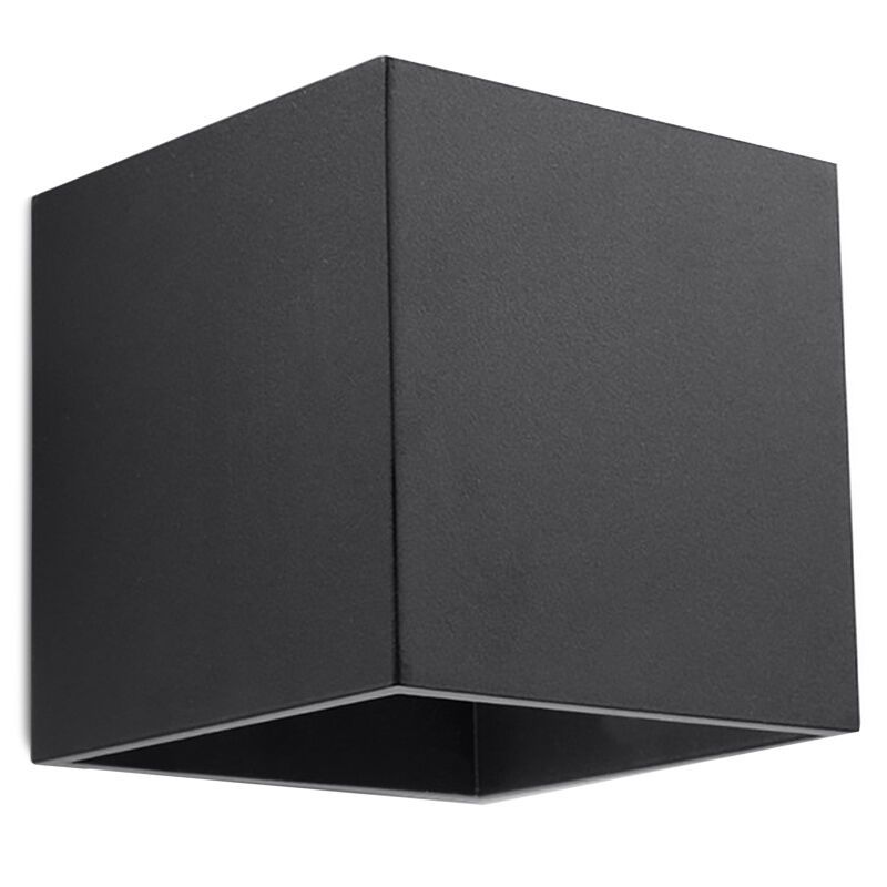 Aplique up down de aluminio negro, Andro