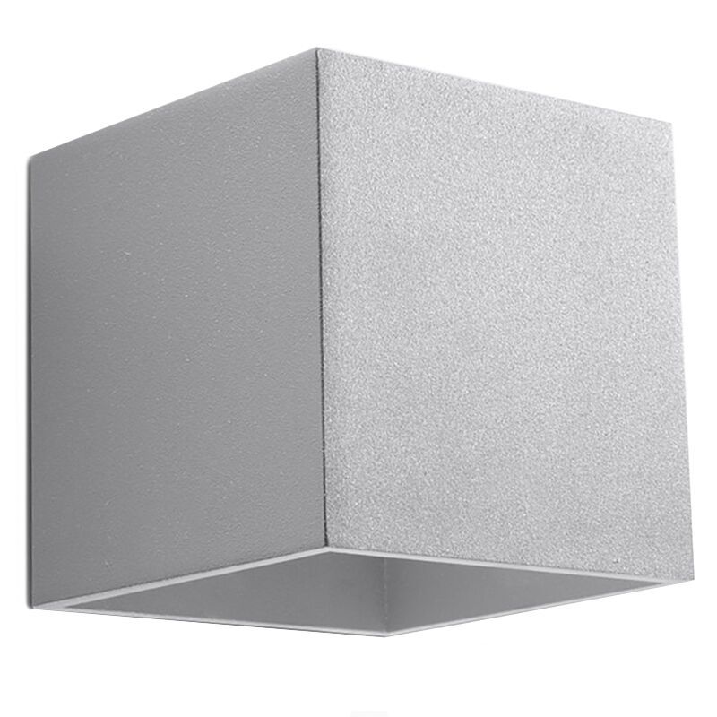 Aplique up down de aluminio gris, Andro