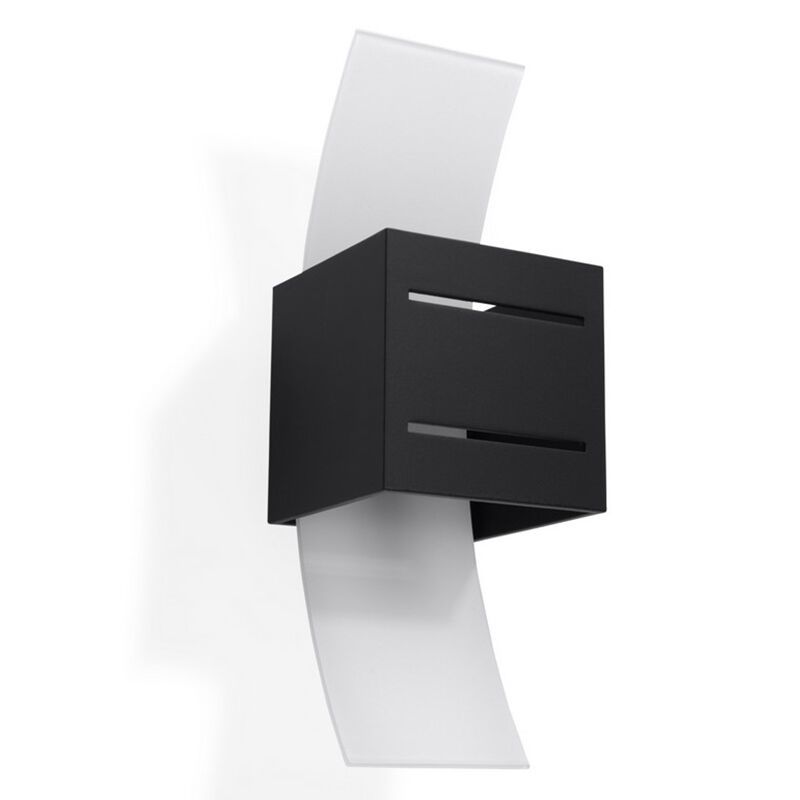 Aplique up down de aluminio negro, Jasmien Aplique up down de aluminio negro, Jasmien