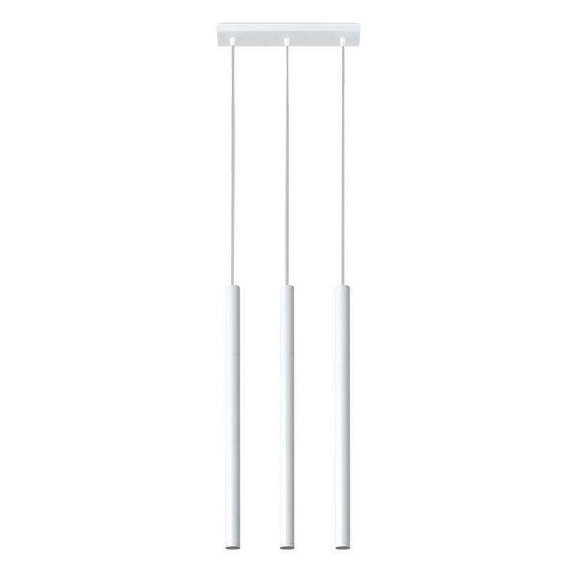 Lámpara colgante de aluminio blanca, Hillary