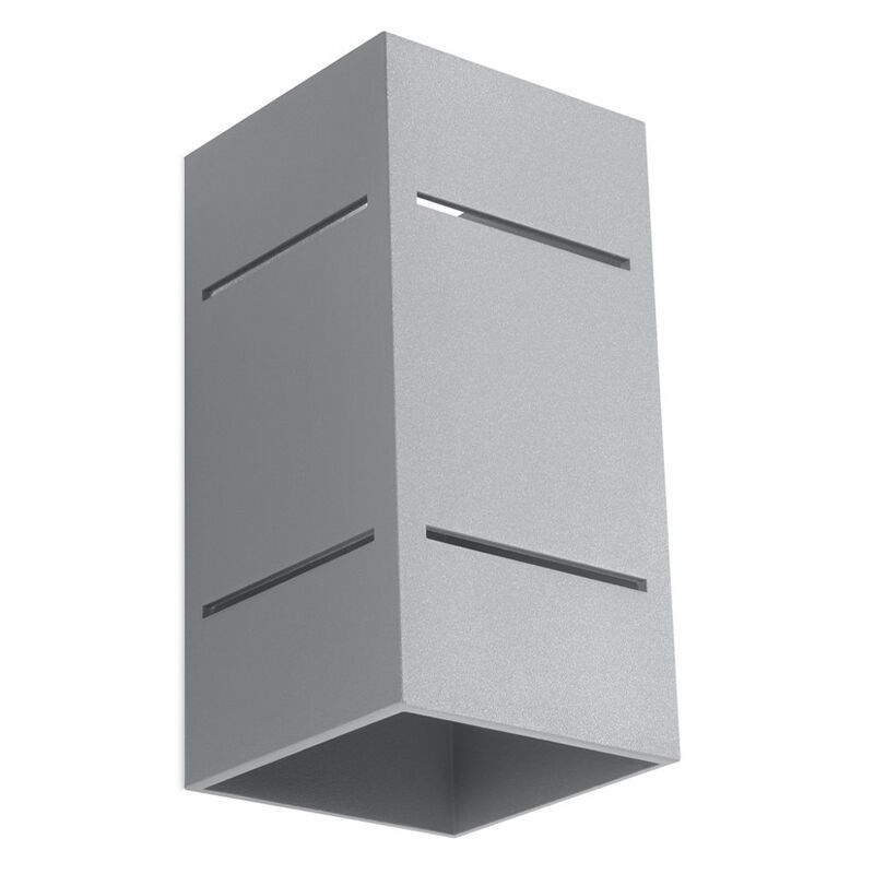 Aplique up down de aluminio gris, Janien