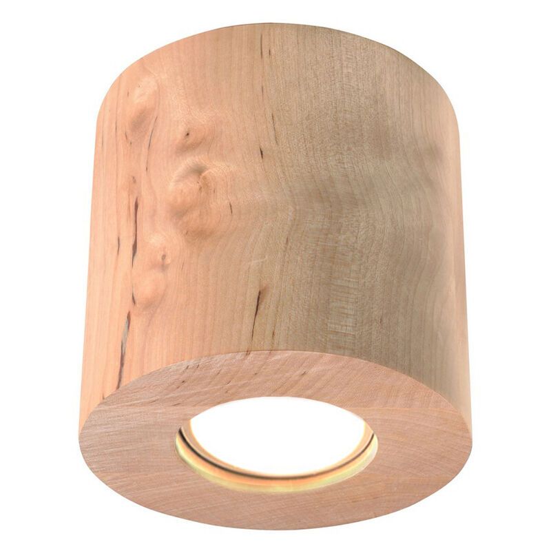 Aplique de techo de madera marrón, Amely