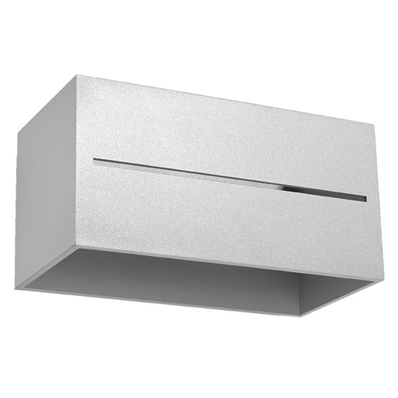 Aplique up down de aluminio gris, Jacky