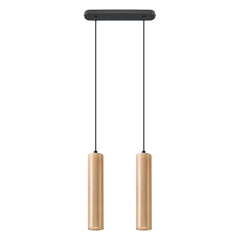 Lámpara colgante de madera marrón, Francina Lámpara colgante de madera marrón, Francina