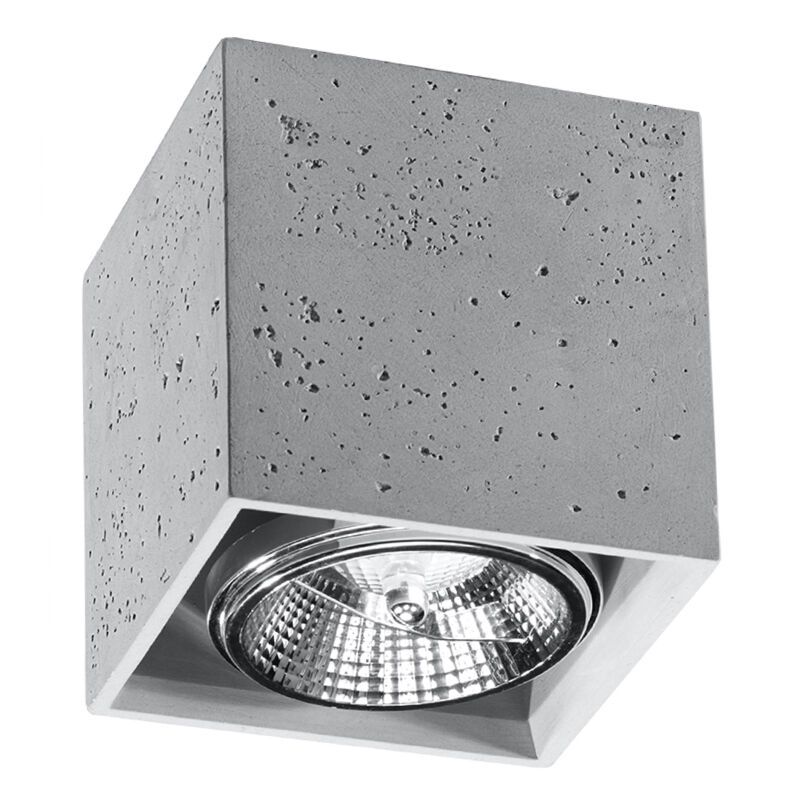 Aplique de techo de cemento gris, Eugene