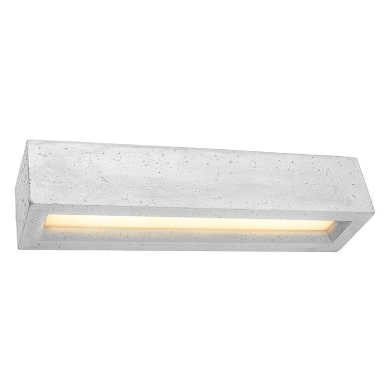 Aplique up down de cemento gris, Emmaly