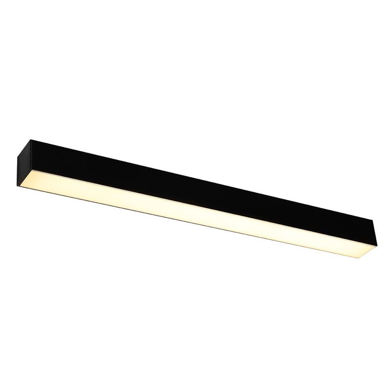 Aplique de aluminio negro, Mascha, 22W, 3000K LED