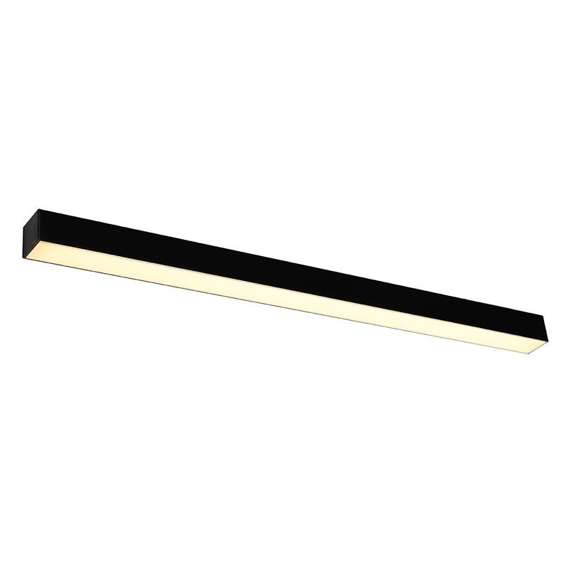 Aplique de aluminio negro, Mascha, 31W, 3000K LED