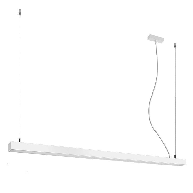 Lámpara colgante de aluminio blanca, Mascha, 48W, 3000K LED