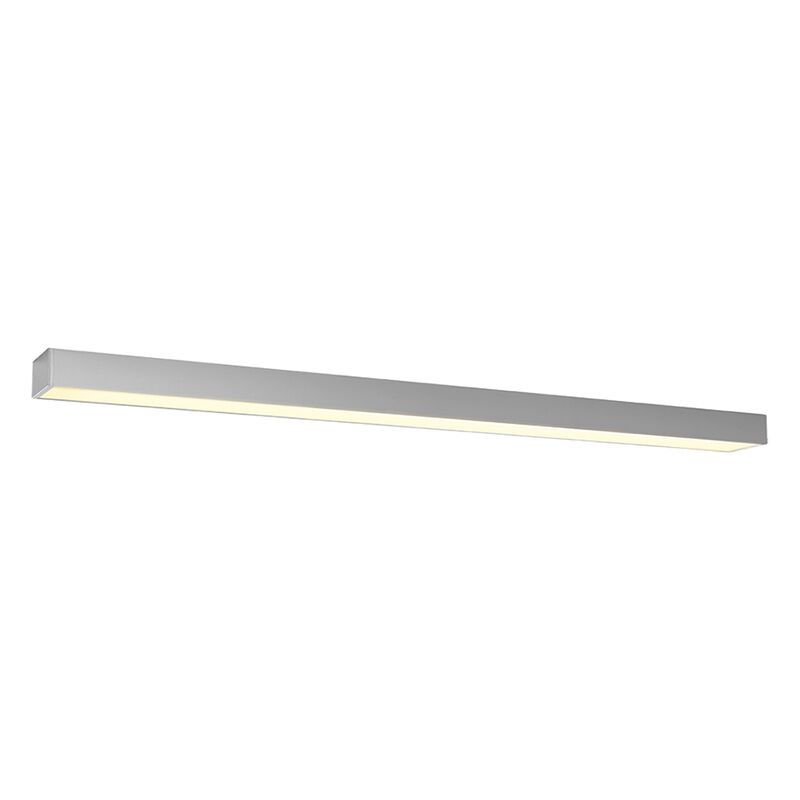 Lámpara de techo de aluminio gris, Mascha, 48W, 3000K LED
