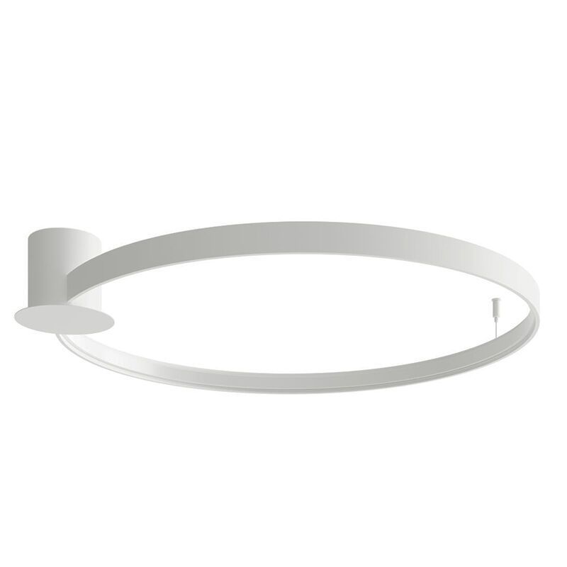 Plafón de techo de aluminio blanco, Ringo, 50W, 3000K LED