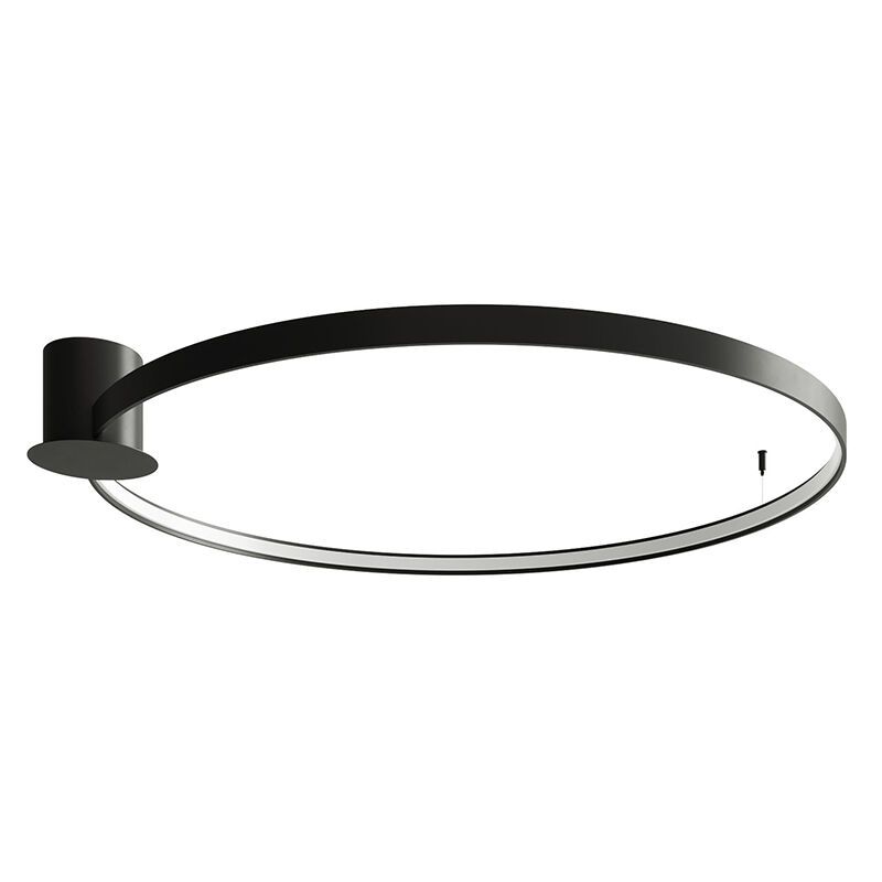 Plafón de techo de aluminio negro, Ringo, 70W, 3000K LED Plafón de techo de aluminio negro, Ringo, 70W, 3000K LED