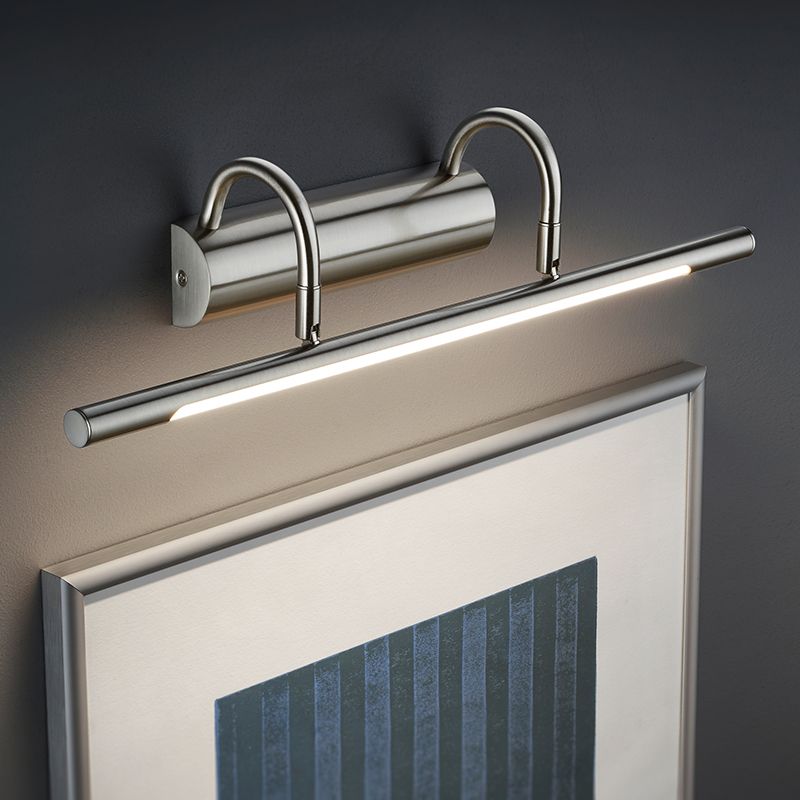 Lámpara para cuadros antigua níquel, Marino, 8W, 3000K LED