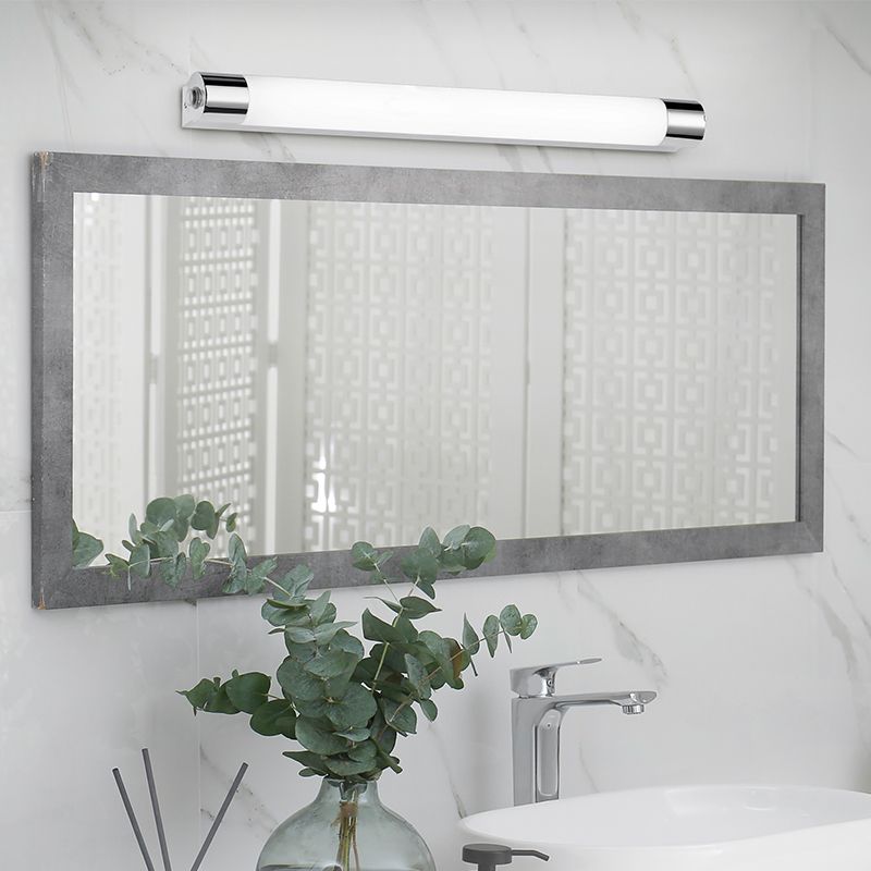 Lámpara de techo baño de metal cromada, Ottavia, 6W, 3000K LED, IP44, con interruptor Lámpara de techo baño de metal cromada, Ottavia, 6W, 3000K LED, IP44, con interruptor