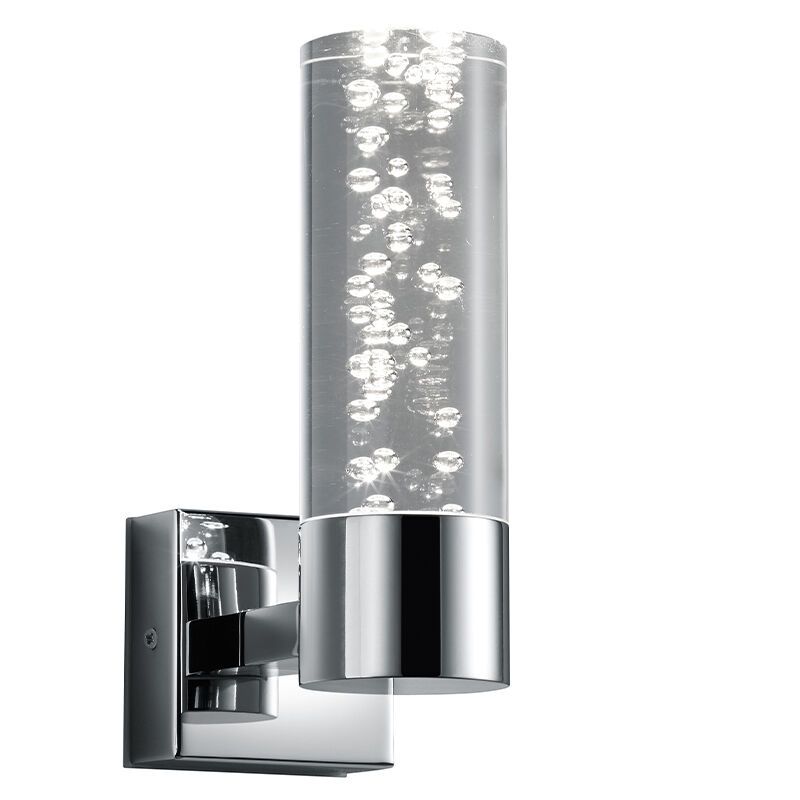 Aplique diseño cromado, Delfina, 3,1W, 3000K LED, IP44