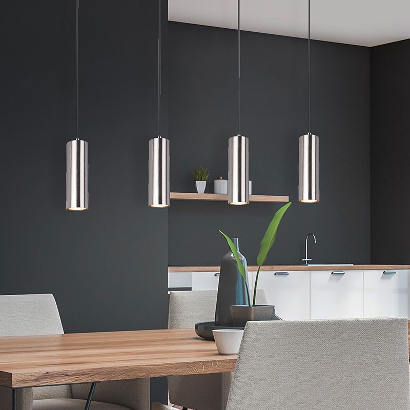 Lámpara colgante moderna níquel, Kaso Lámpara colgante moderna níquel, Kaso