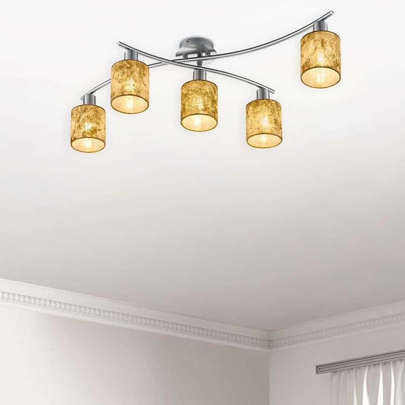 Plafón de techo moderno negro, Kyan