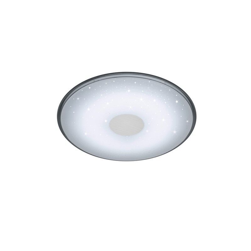 Plafón de techo moderno blanco, Levain, 30W, ajustable entre luz blanco cálido y frío LED, con mando a distancia Plafón de techo moderno blanco, Levain, 30W, ajustable entre luz blanco cálido y frío LED, con mando a distancia