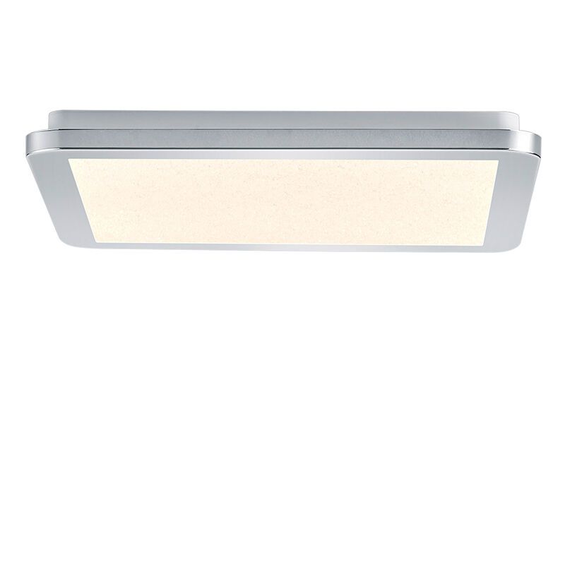 Plafón de techo moderno cromado, Marie, 18W, 3000K LED, IP44