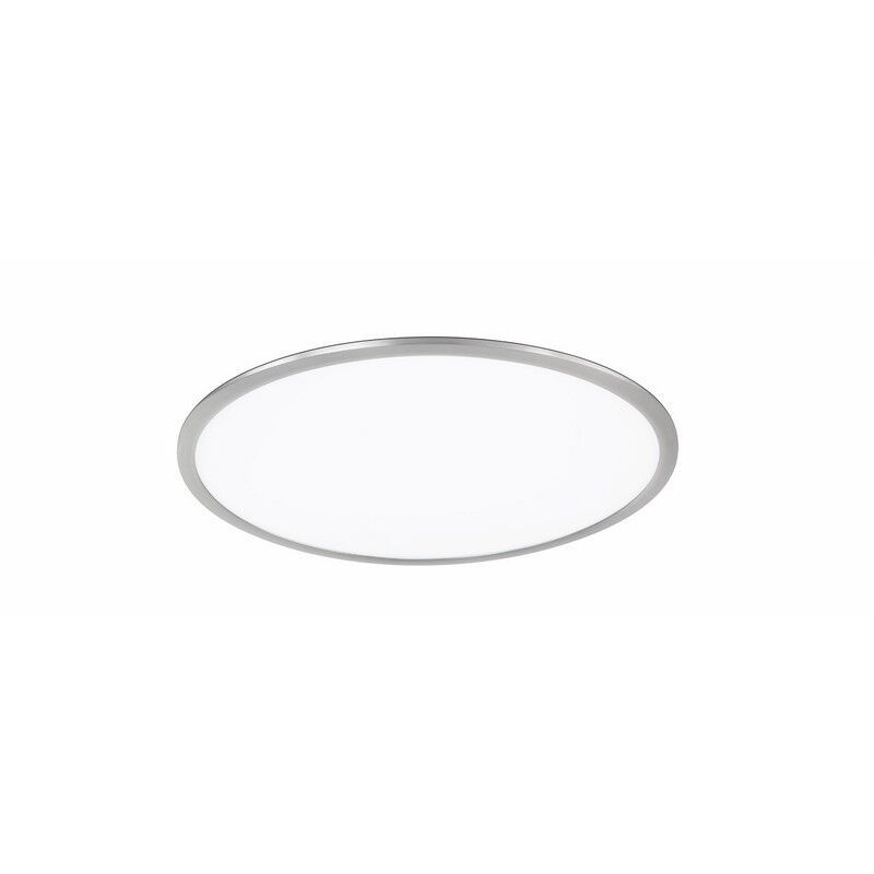 Plafón de techo moderno níquel, Badria, 30W, 3000K LED