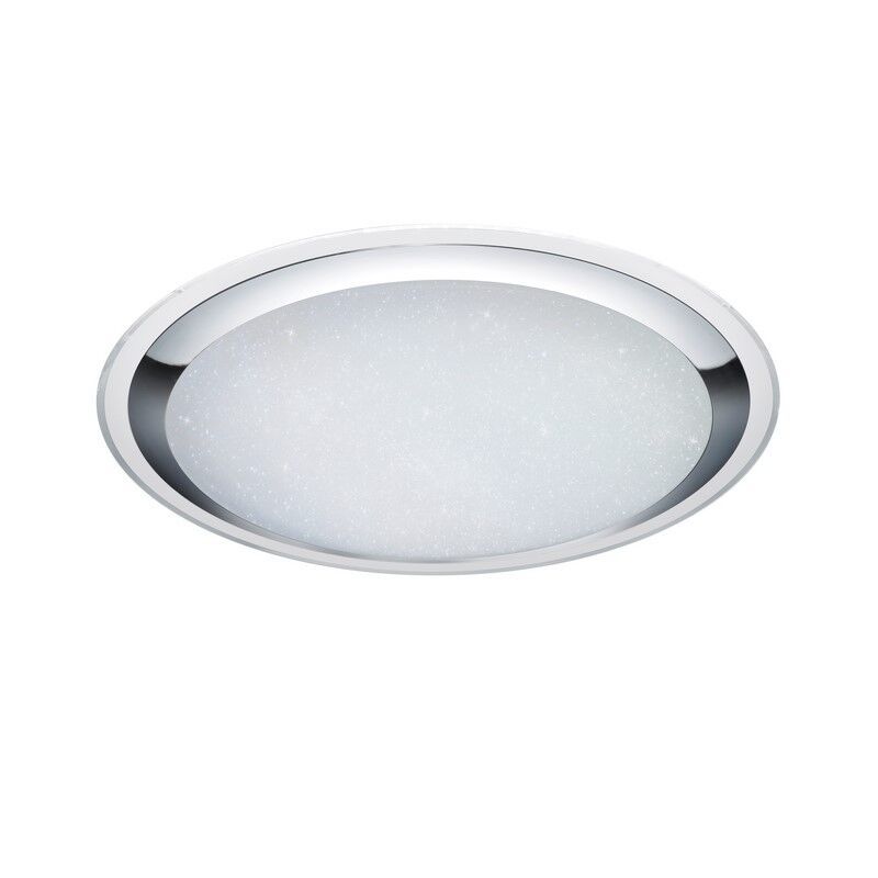 Plafón de techo moderno blanco, Romain, 95W, ajustable entre luz blanco cálido y frío LED, con mando a distancia
