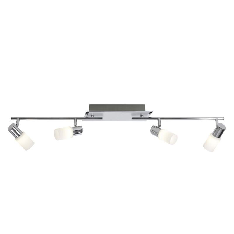 Foco de techo de vidrio gris, Morely, 4,3W, 3000K LED Foco de techo de vidrio gris, Morely, 4,3W, 3000K LED