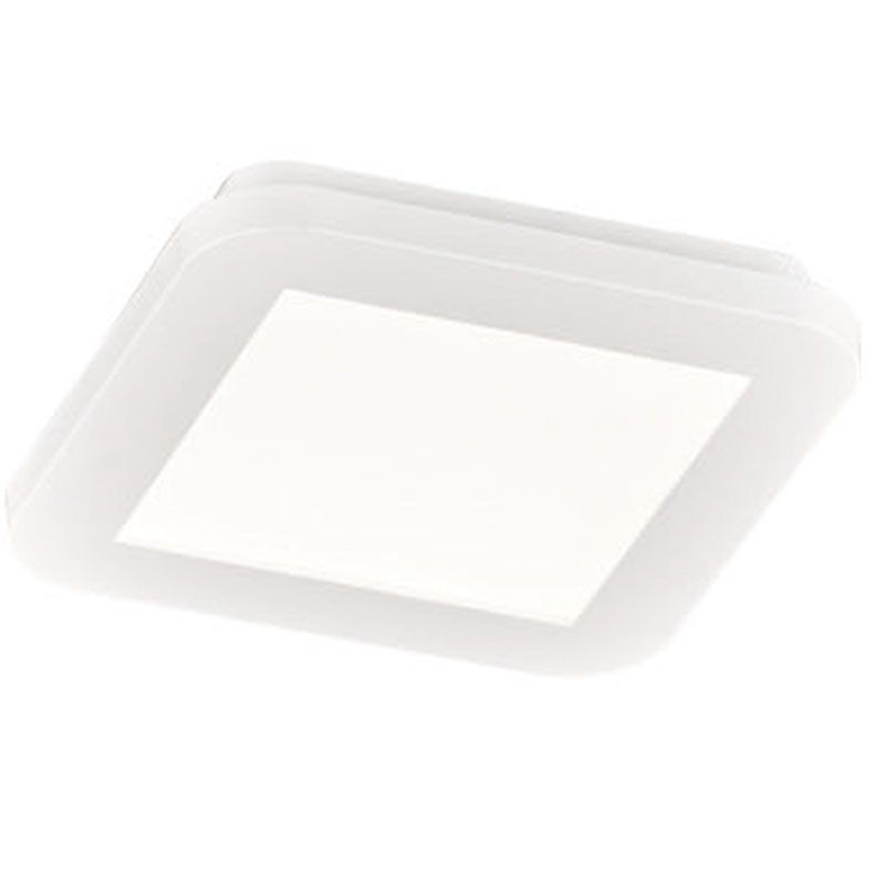 Plafón de techo moderno blanco, Gistrup, 10W, 3000K LED, IP44