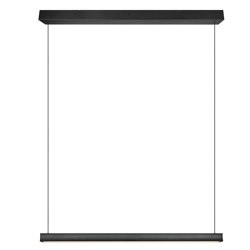 Lámpara colgante moderna negra, Wishal, 29W, white switch LED, regulable en 3 pasos