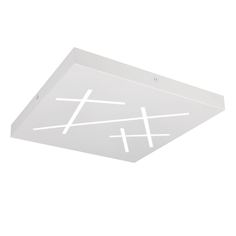 Plafón de techo diseño blanco, Eelco, 24W, ajustable entre luz blanco cálido y frío LED, regulable en 3 pasos Plafón de techo diseño blanco, Eelco, 24W, ajustable entre luz blanco cálido y frío LED, regulable en 3 pasos