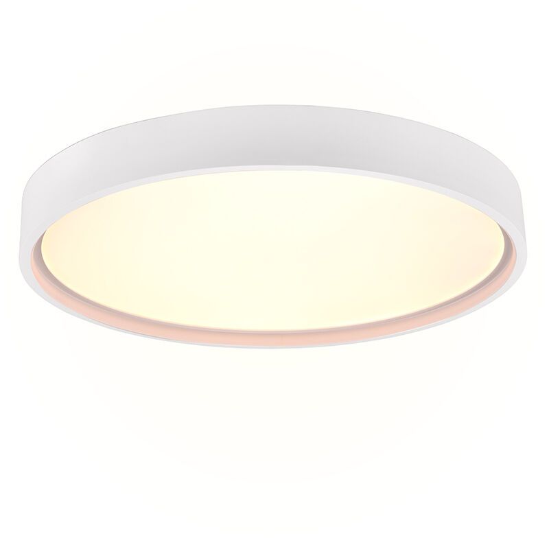 Plafón de techo moderno blanco, Destin, 29W, ajustable entre luz blanco cálido y frío LED