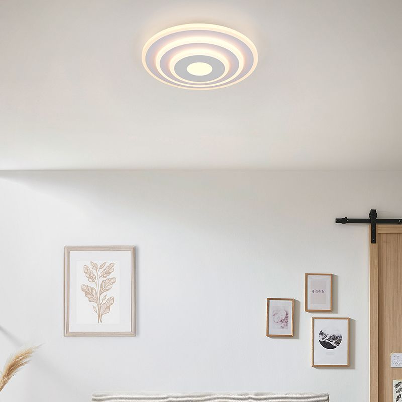Lámpara de techo diseño blanca, Yeel, 35W, ajustable entre luz blanco cálido y frío LED, regulable en 3 pasos