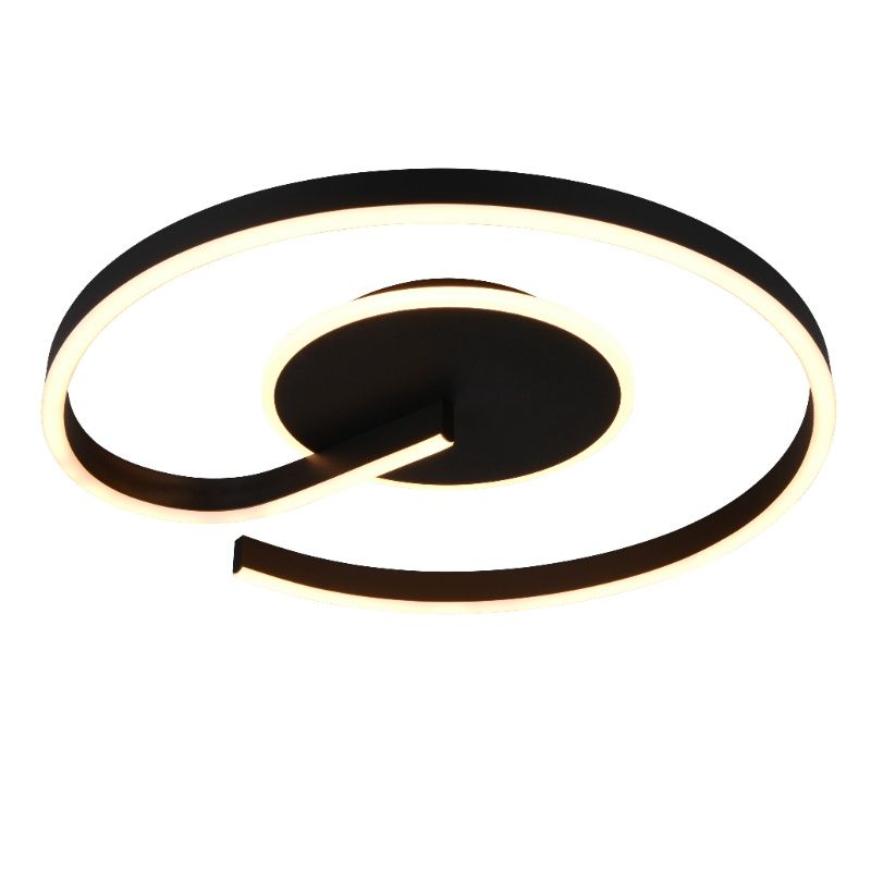 Lámpara de techo diseño negra, Ymer, 21W, white switch LED, regulable en 3 pasos Lámpara de techo diseño negra, Ymer, 21W, white switch LED, regulable en 3 pasos