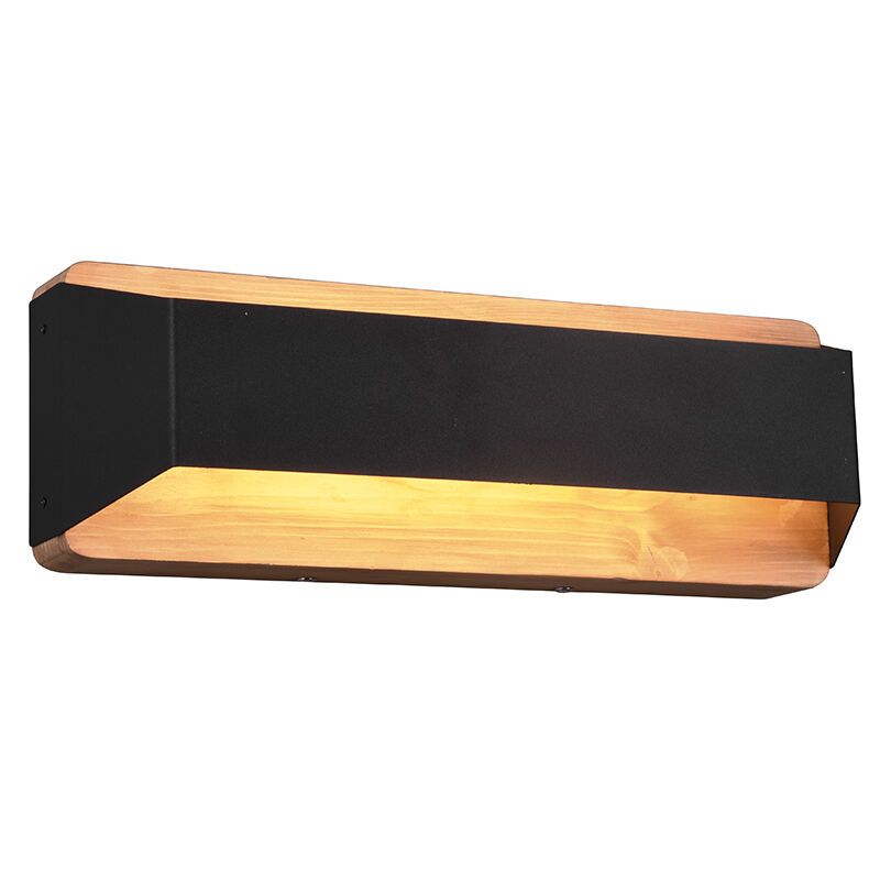 Aplique up down moderno negro, Navajo, 13,5W, 3000K LED