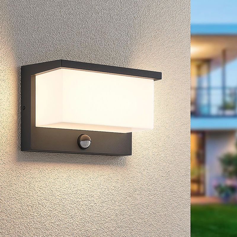 Lámpara exterior moderna antracita, Slimane, 13W, 3000K LED, IP54 Lámpara exterior moderna antracita, Slimane, 13W, 3000K LED, IP54