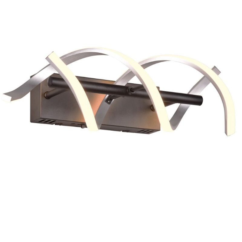 Aplique diseño cromado, Sylvian, 22W, ajustable entre luz blanco cálido y frío LED, regulable en 3 pasos Aplique diseño cromado, Sylvian, 22W, ajustable entre luz blanco cálido y frío LED, regulable en 3 pasos