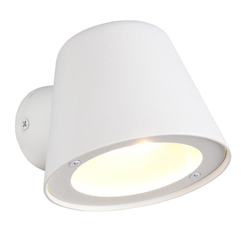 Lámpara exterior moderna blanca, Noufissa, IP44 Lámpara exterior moderna blanca, Noufissa, IP44