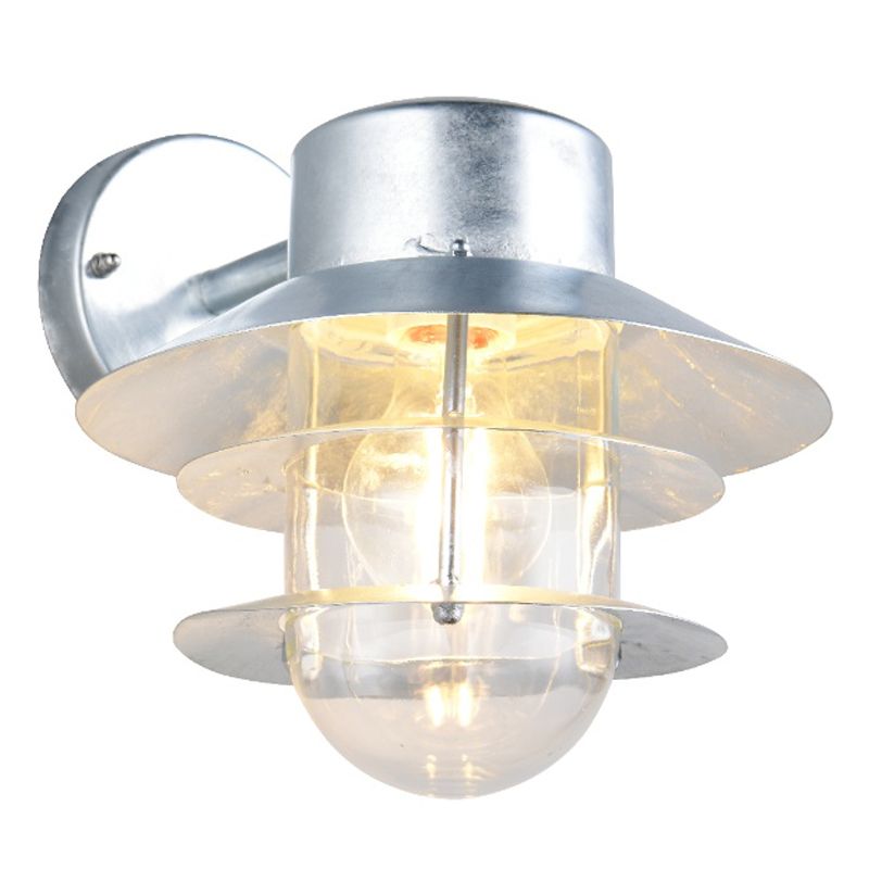Lámpara exterior moderna zinc, Peternella, IP44 Lámpara exterior moderna zinc, Peternella, IP44