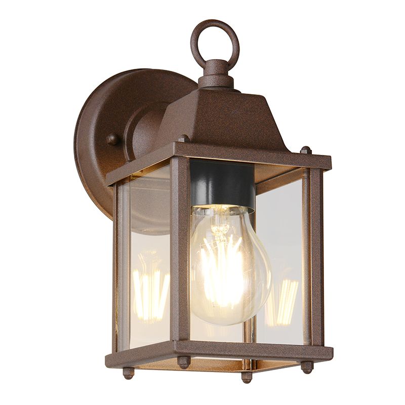 Lámpara exterior antigua color óxido, Metje