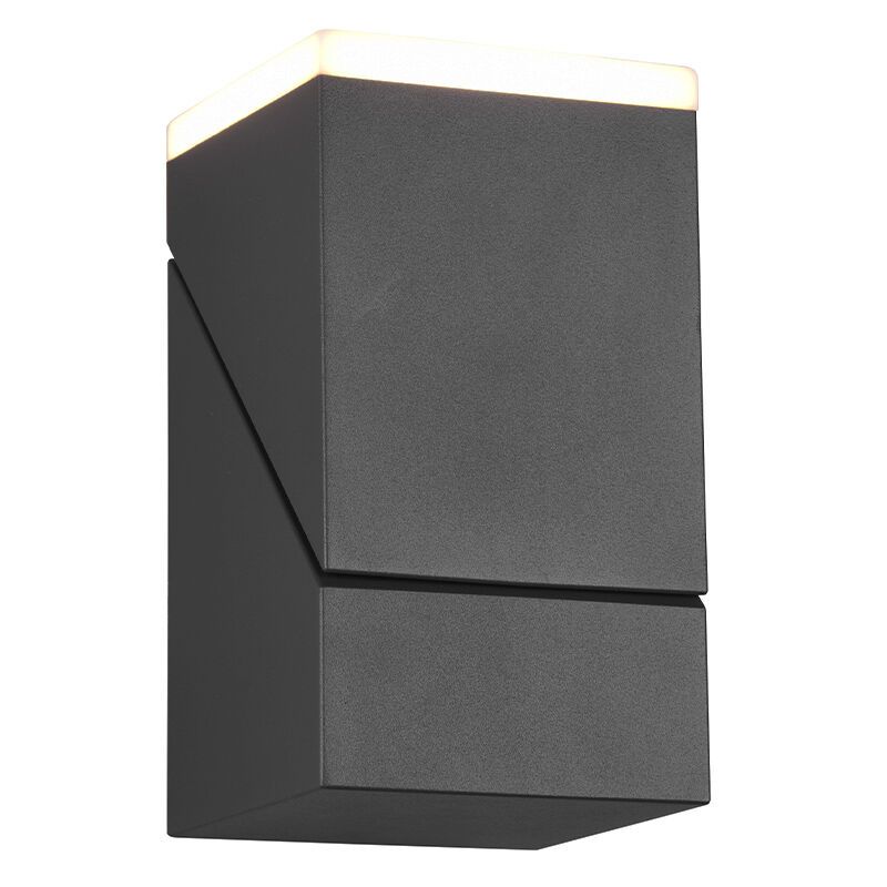 Lámpara exterior moderno antracita, Liron, 7W, 3000K LED, IP54 Lámpara exterior moderno antracita, Liron, 7W, 3000K LED, IP54