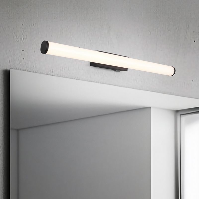 Aplique baño moderno negro, Staby, 6,5W, 3000K LED, IP44