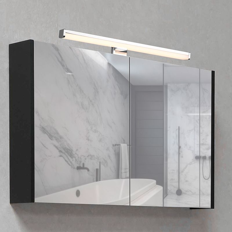 Aplique baño moderno cromado, Celal, 7,5W, 3000K LED, IP44 Aplique baño moderno cromado, Celal, 7,5W, 3000K LED, IP44