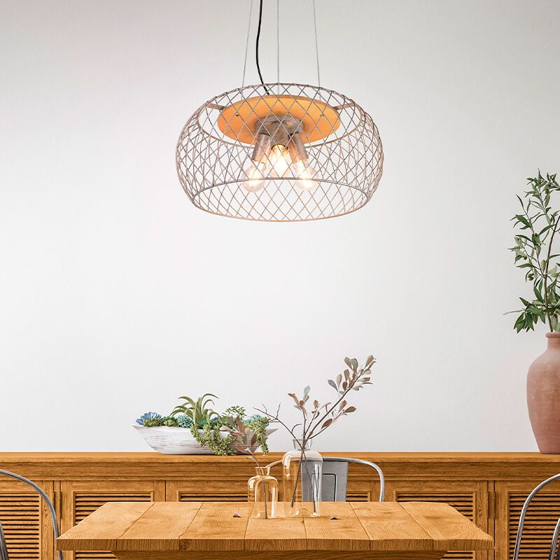 Lámpara colgante industrial níquel, Gerardo Lámpara colgante industrial níquel, Gerardo