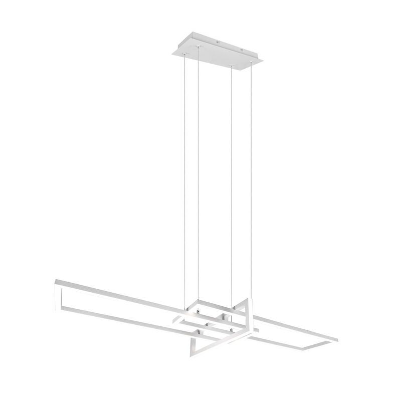 Lámpara colgante moderna blanca, Hatun, 34W, 4000K LED