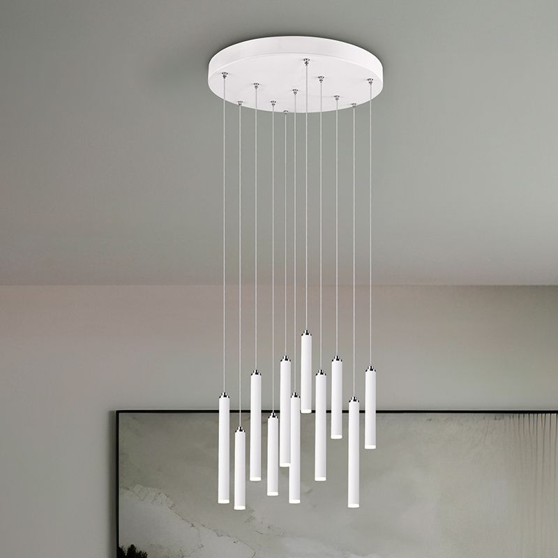 Lámpara colgante moderna blanca, Jessamy, 2,5W, 3000K LED Lámpara colgante moderna blanca, Jessamy, 2,5W, 3000K LED