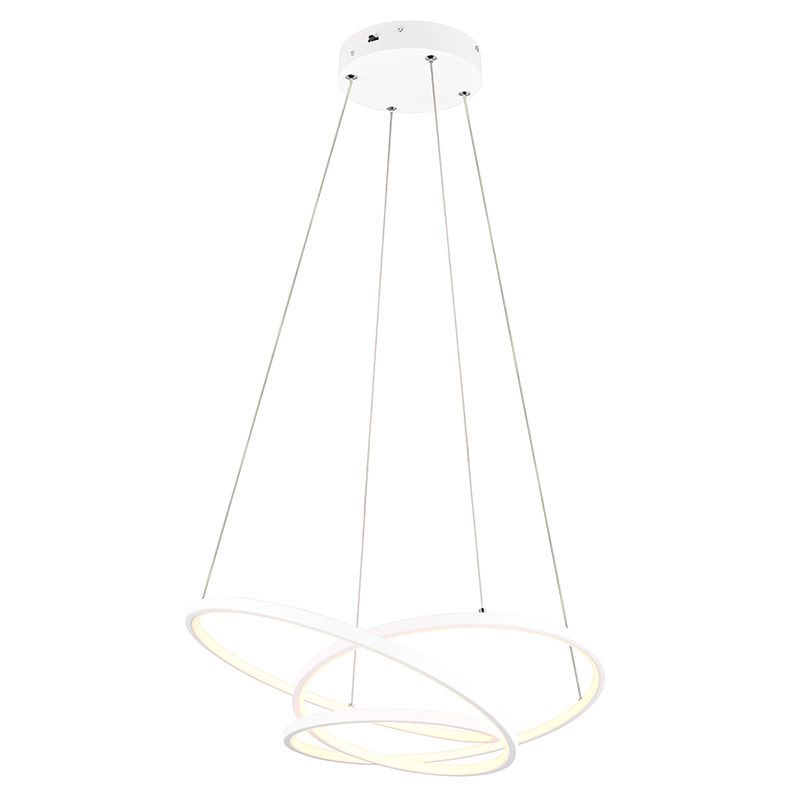 Lámpara colgante diseño blanca, Teodore, 34W, white switch LED, regulable en 3 pasos Lámpara colgante diseño blanca, Teodore, 34W, white switch LED, regulable en 3 pasos