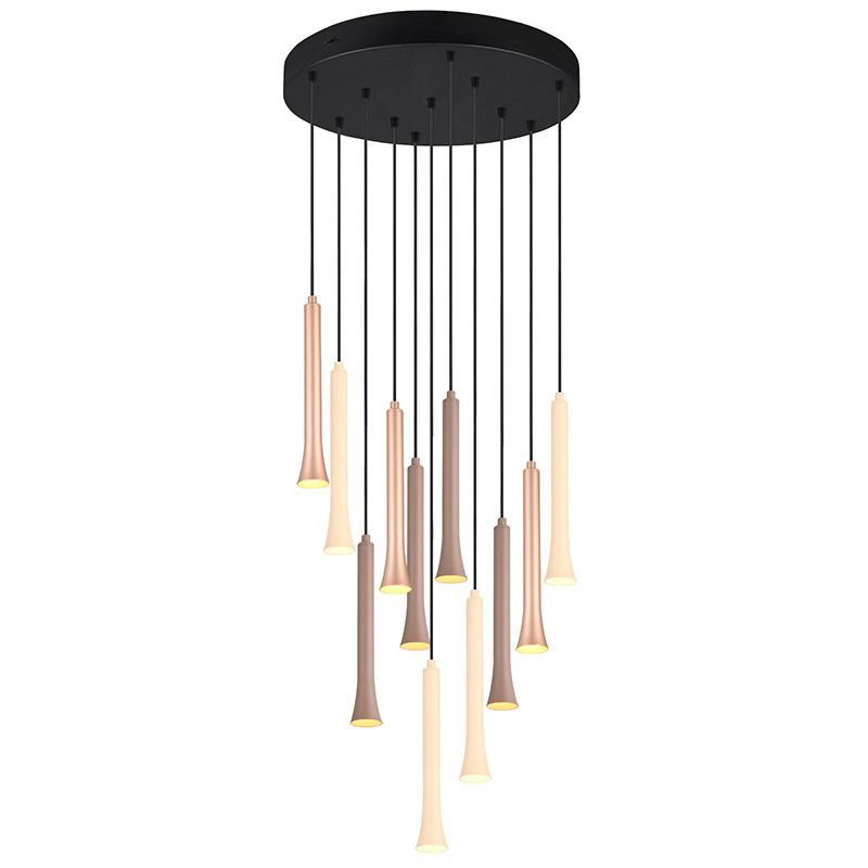 Lámpara colgante moderna negra, Albartus, 3W, white switch LED, regulable en 3 pasos Lámpara colgante moderna negra, Albartus, 3W, white switch LED, regulable en 3 pasos