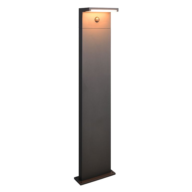 Lámpara de pie exterior con sensor de movimiento moderna antracita, Patrique, IP54 Lámpara de pie exterior con sensor de movimiento moderna antracita, Patrique, IP54
