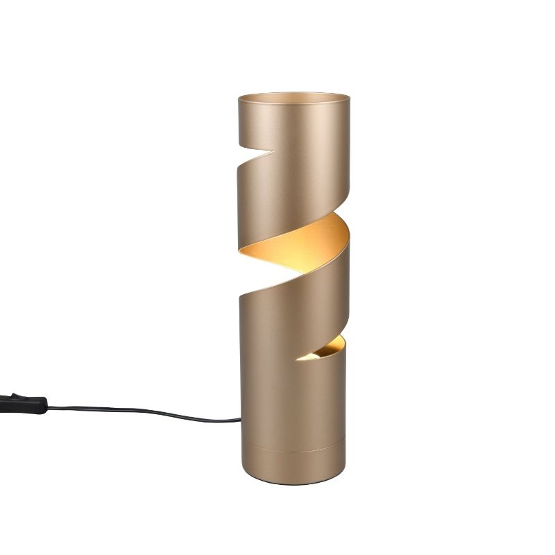 Lámpara de mesa diseño marrón, Marouan, con interruptor Lámpara de mesa diseño marrón, Marouan, con interruptor