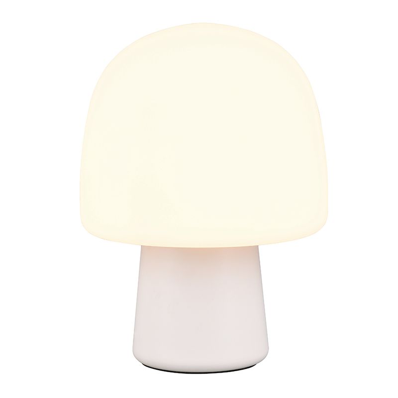 Lámpara de mesa moderna blanca, Marloek