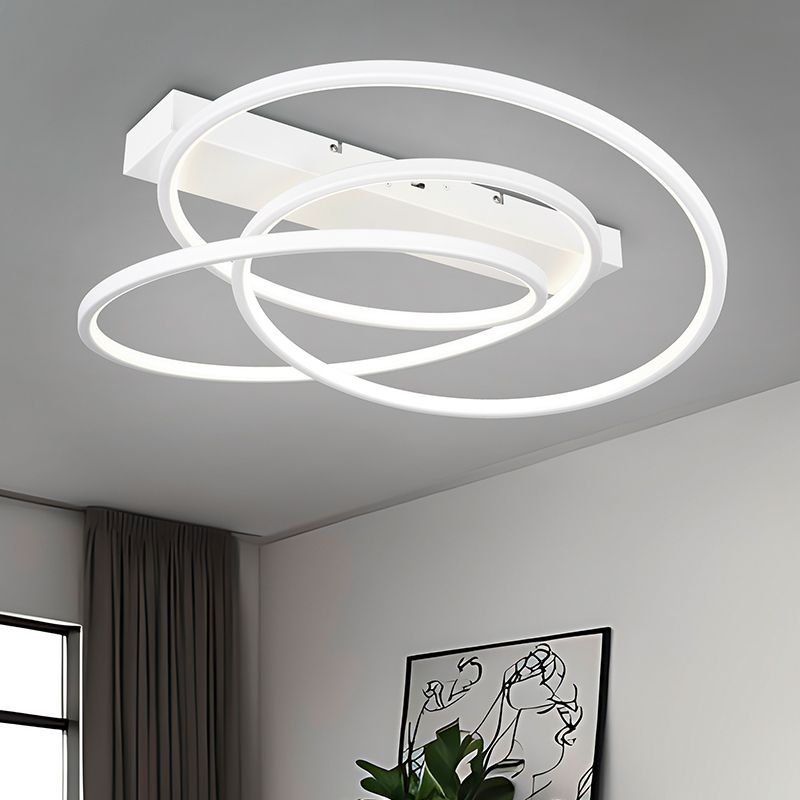 Plafón de techo diseño blanco, Teodore, 34W, white switch LED, regulable en 3 pasos